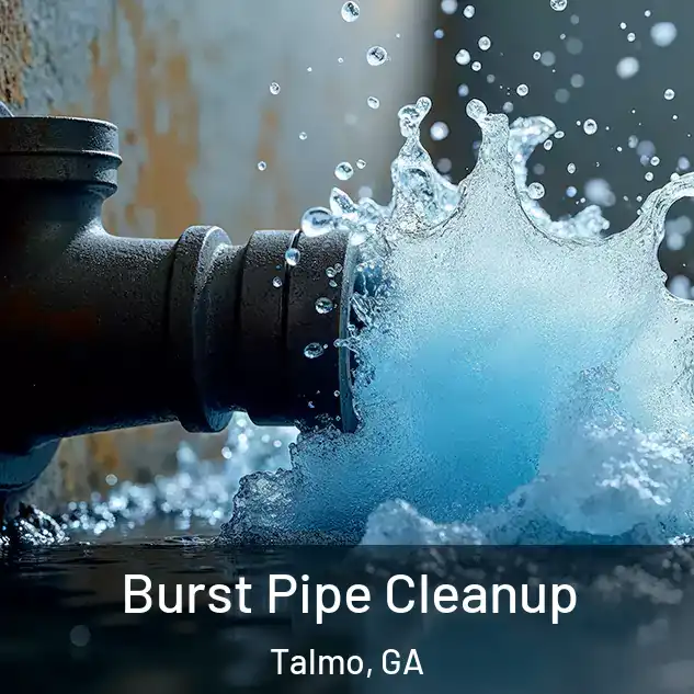  Burst Pipe Cleanup Talmo, GA