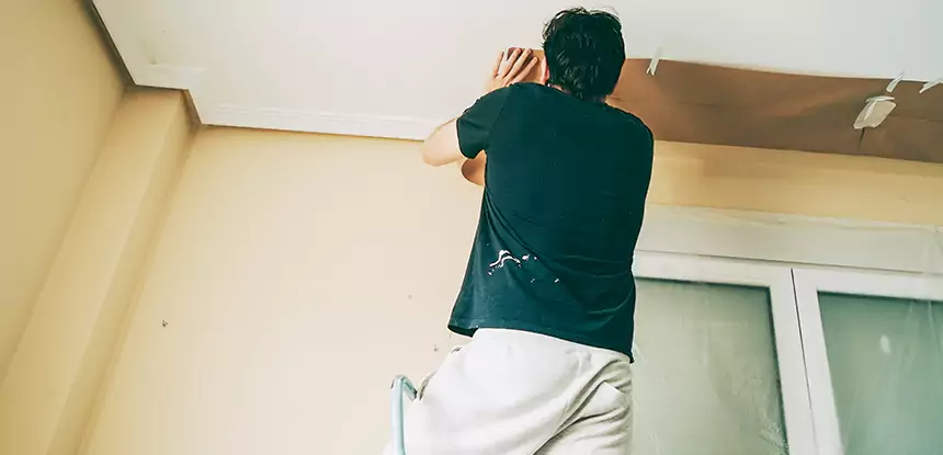 Ceiling Water Damage Repair in Talmo