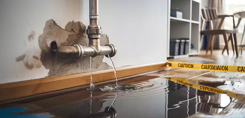 Burst Pipe Cleanup in Talmo
