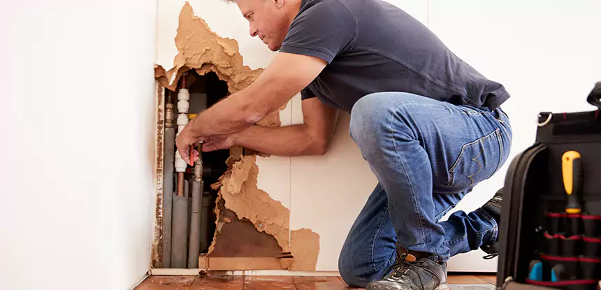 Broken Pipe Water Damage Repair in Talmo