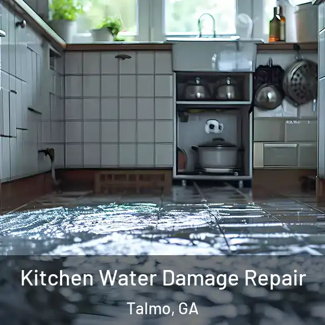  Kitchen Water Damage Repair Talmo, GA