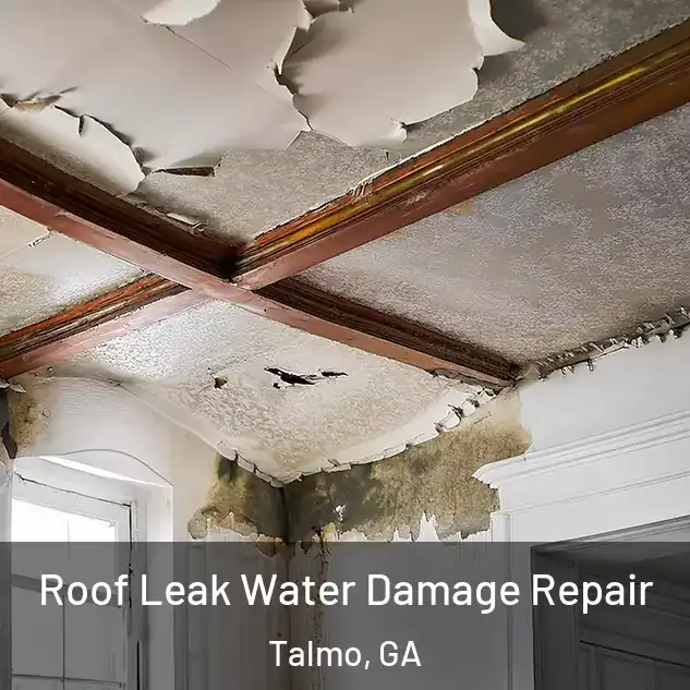  Roof Leak Water Damage Repair Talmo, GA