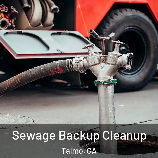  Sewage Backup Cleanup Talmo, GA