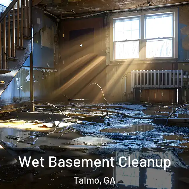  Wet Basement Cleanup Talmo, GA